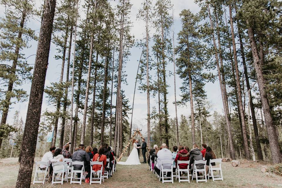 Cornerstone Weddings at the Canmore Nordic Centre