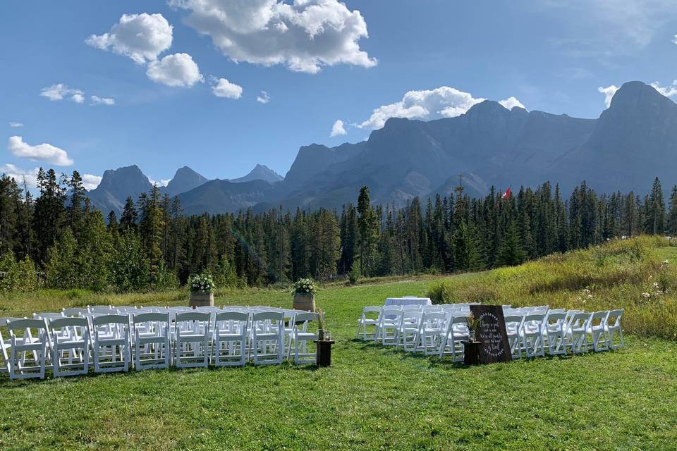 Cornerstone Weddings at the Canmore Nordic Centre