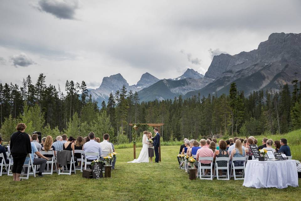 Cornerstone Weddings at the Canmore Nordic Centre