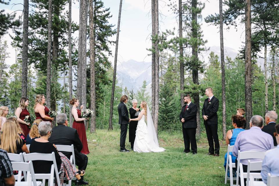 Tree Island outdoor ceremony