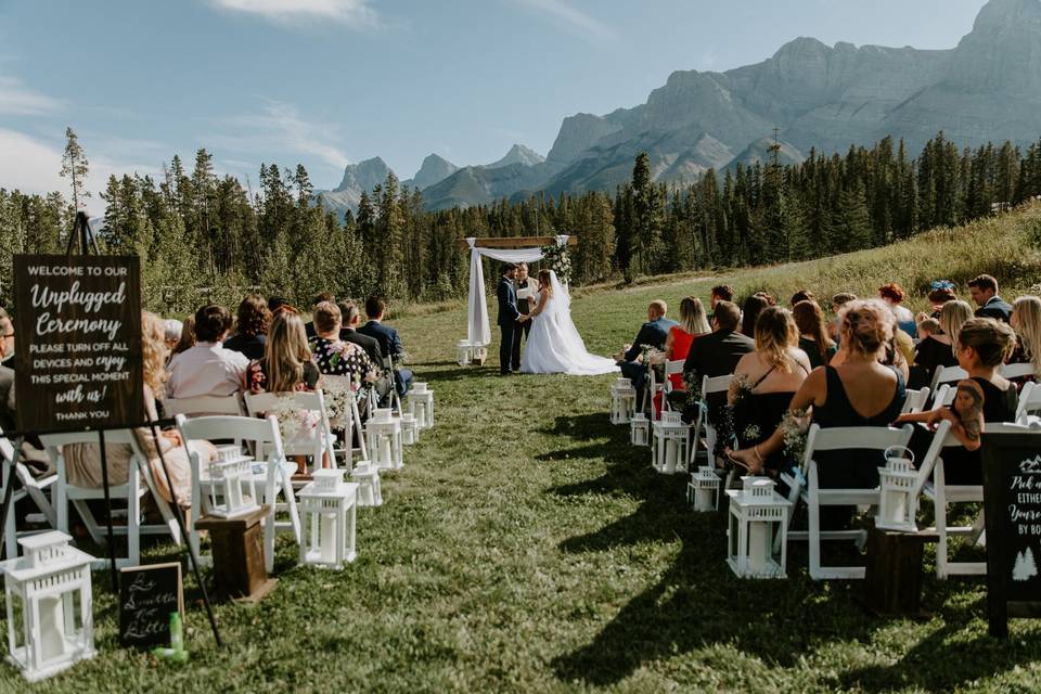 Cornerstone Weddings at the Canmore Nordic Centre