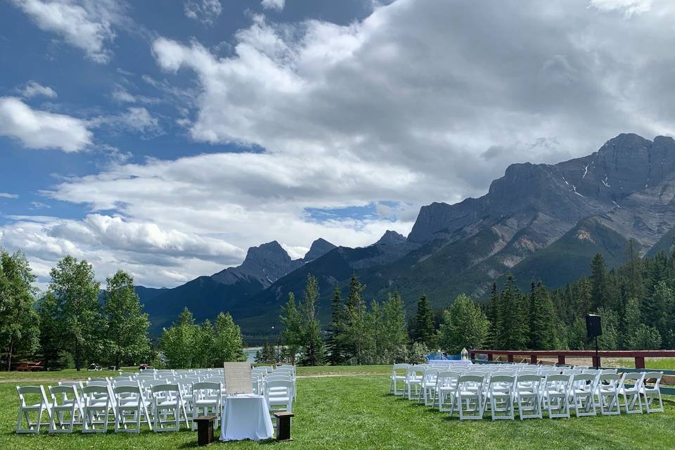 Cornerstone Weddings at the Canmore Nordic Centre