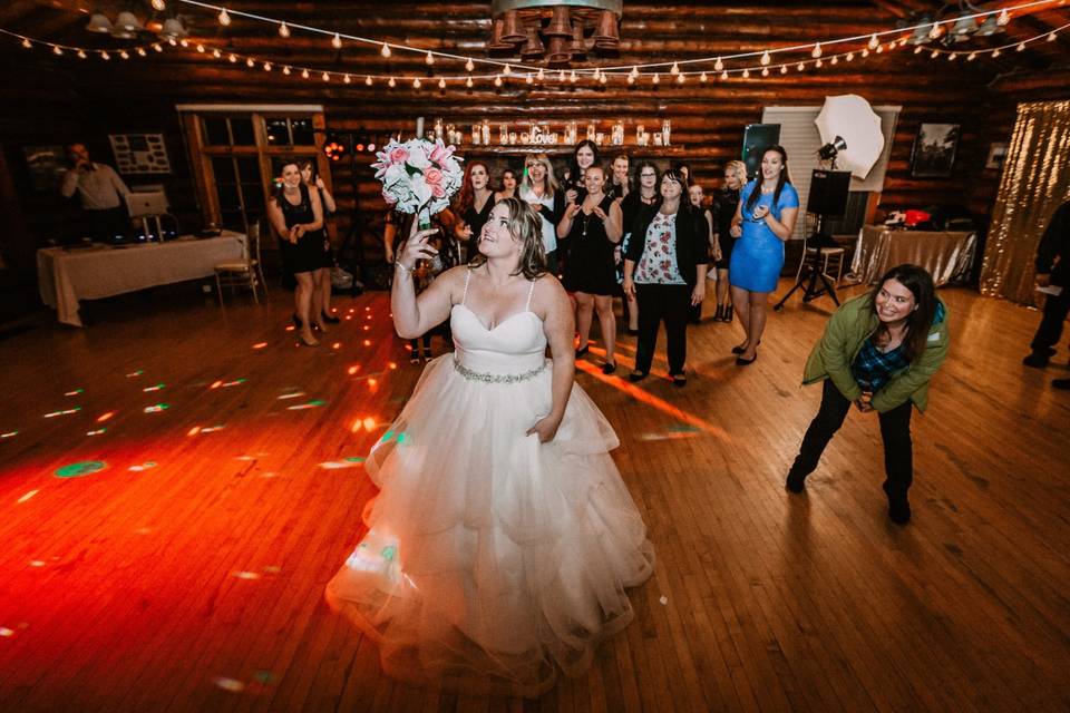 Bouquet Toss!