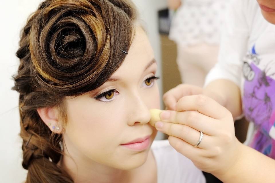 Cinderella Wedding Makeup and Hair