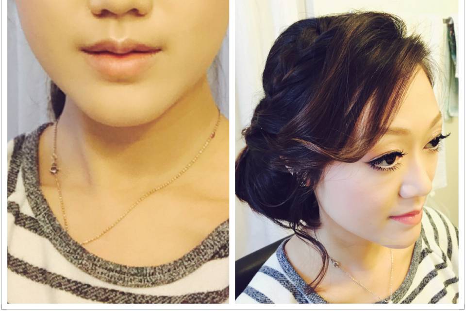 Cinderella Wedding Makeup and Hair