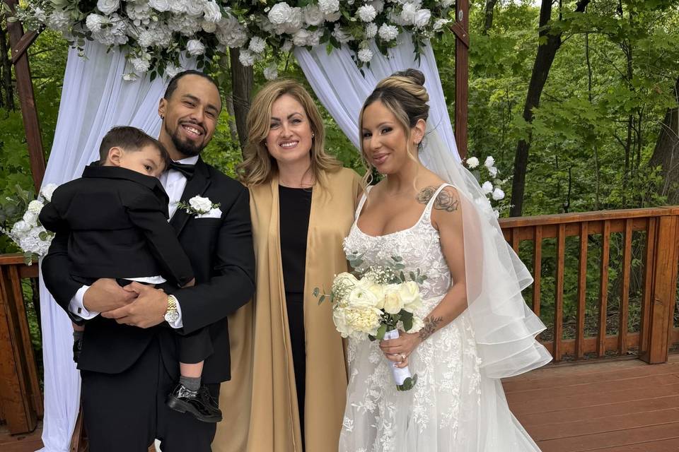 One tired Ring Bearer!