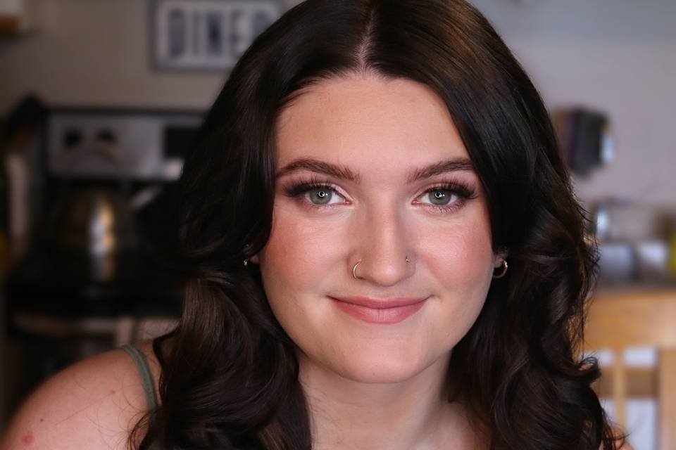 Smiling bridesmaid