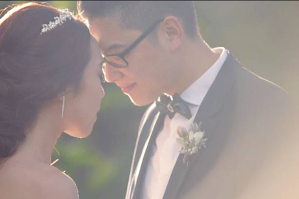 Burnaby, British Columbia wedding couple