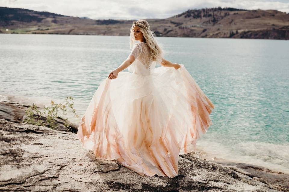 Ethereal gown