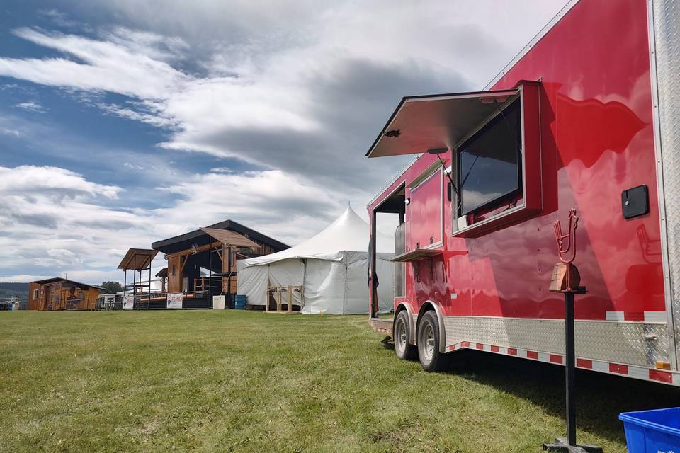 Trailer set up