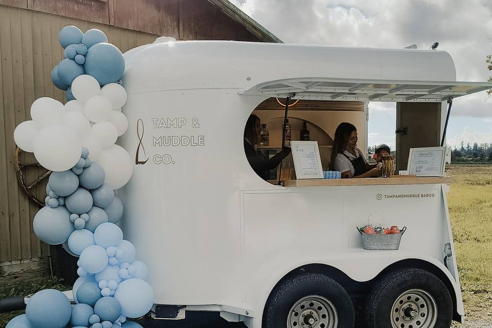 Farm Wedding Bar Trailer