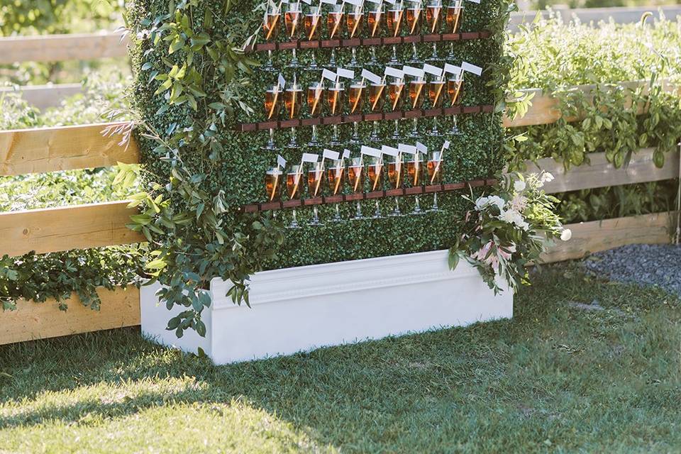 Champagne Wall