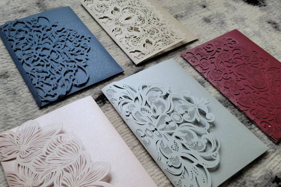 Laser cut pocketfolds