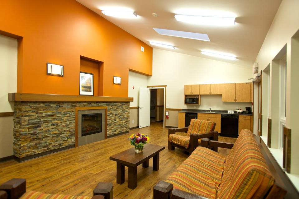 Common Room in the lodge