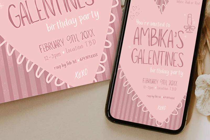 Galentines Invite