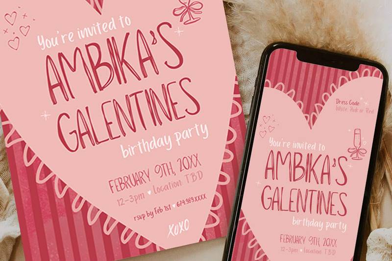 Galentines Invite