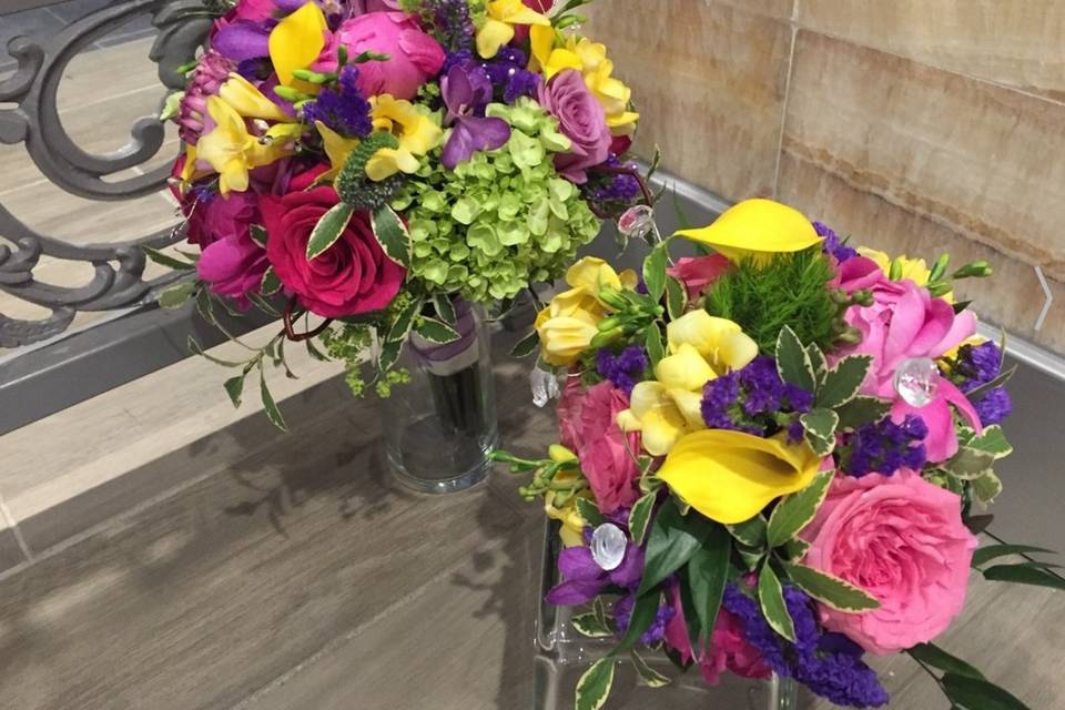 Colourful arrangement