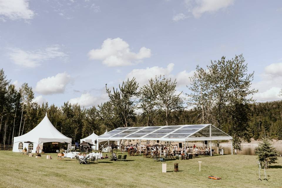 Tent wedding