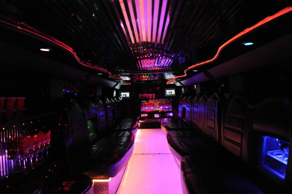 Wedding hummer limo