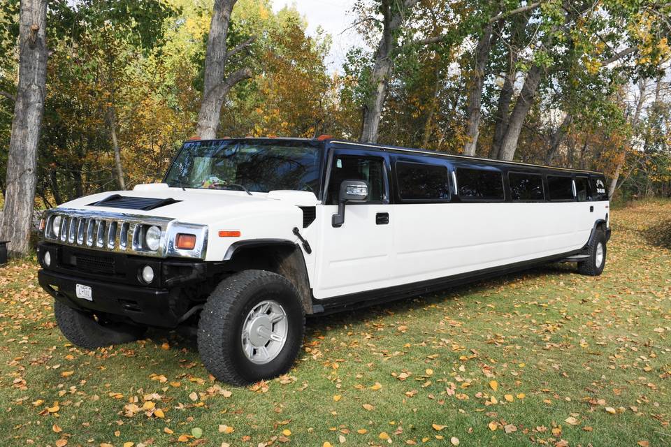 Wedding hummer limo