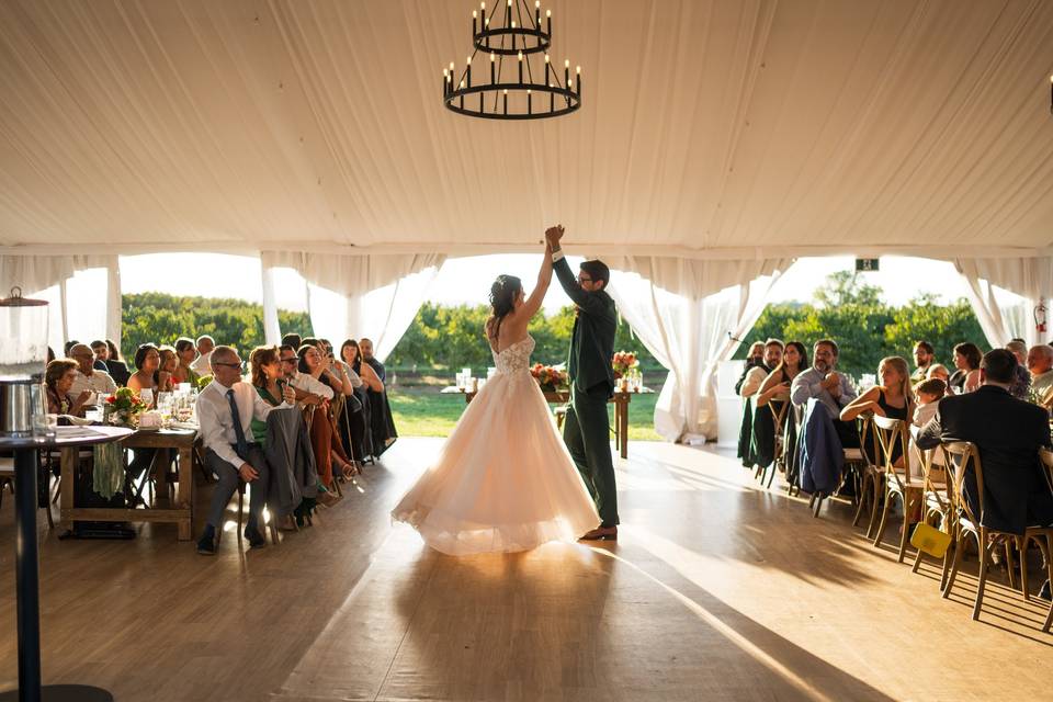 Inside Tent larger view