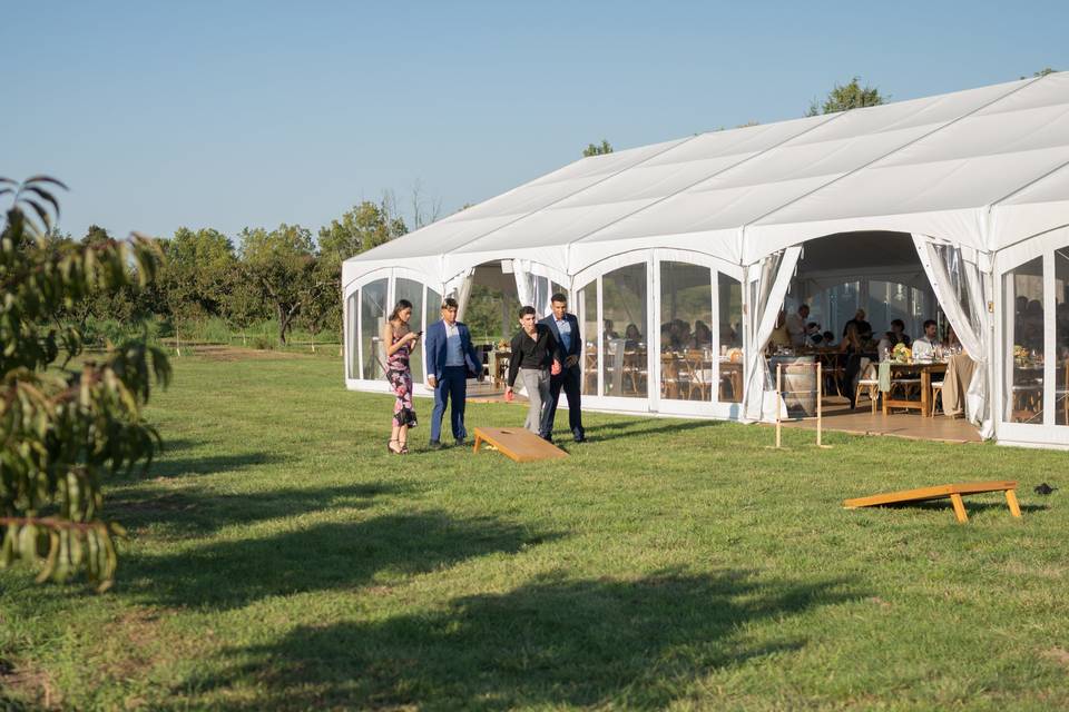 Outside the Tent