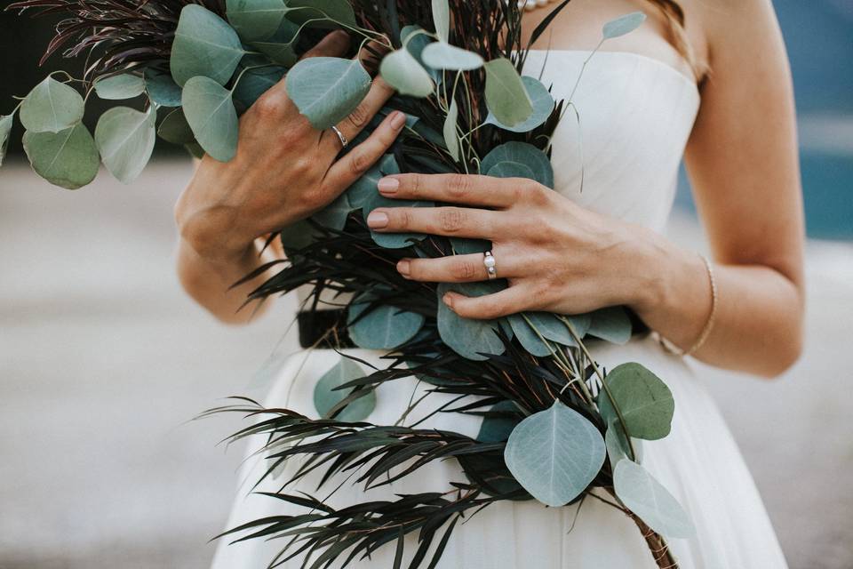 Modern Eucalyptus Bouquet