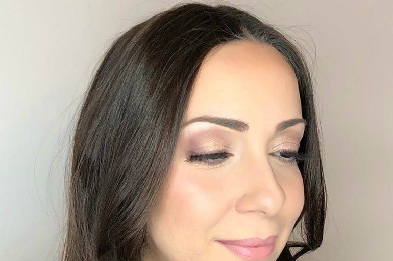 Soft glam for this mom to be