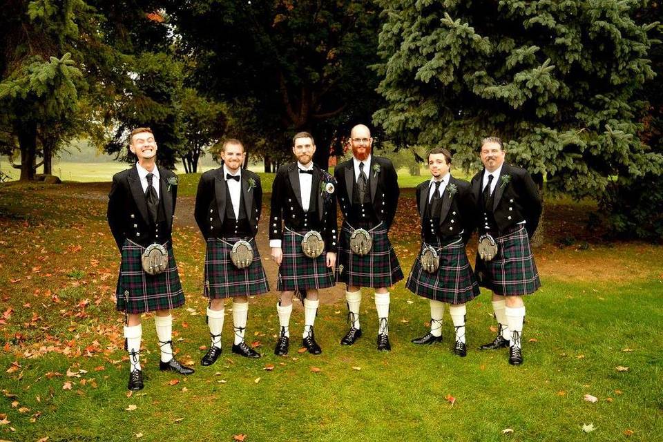 Dapper groomsmen