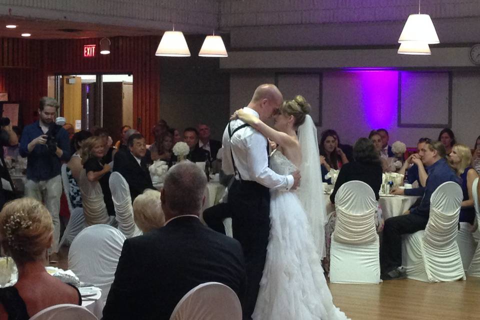 First dance masters wedding