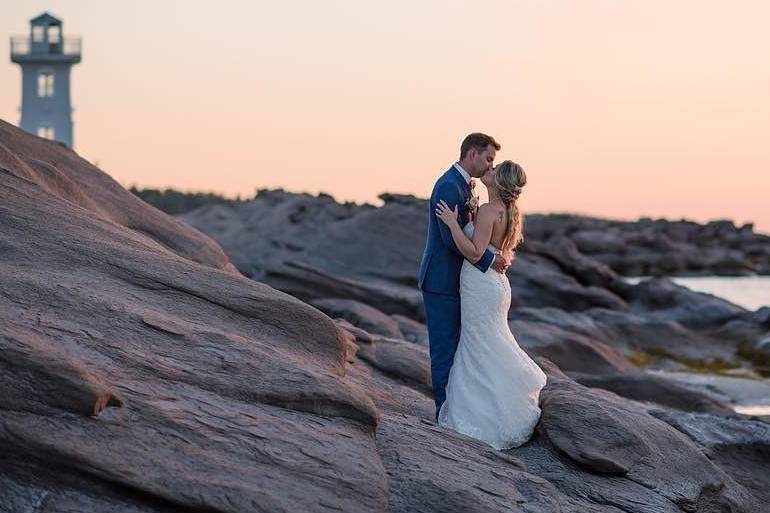 Photos by the Atlantic Ocean