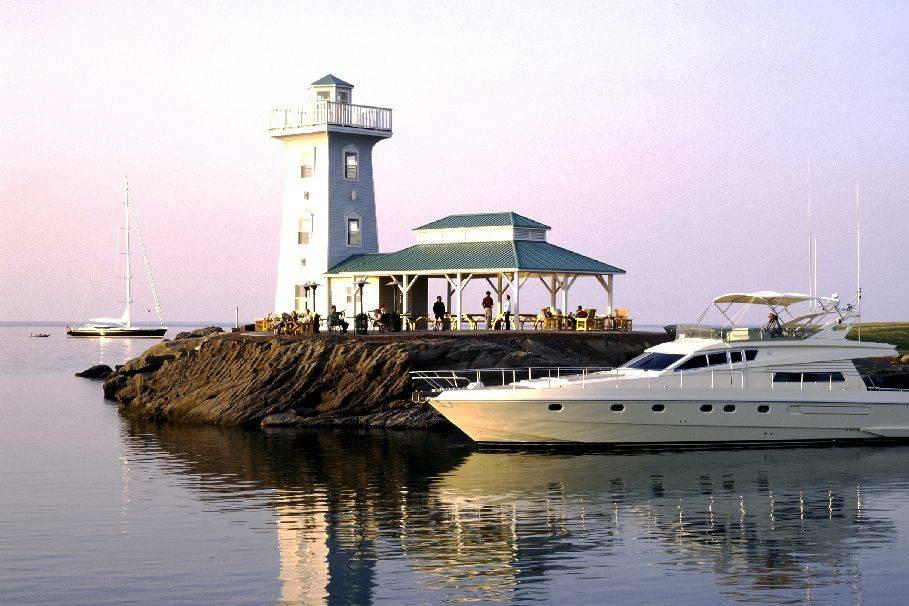 A lighthouse on site