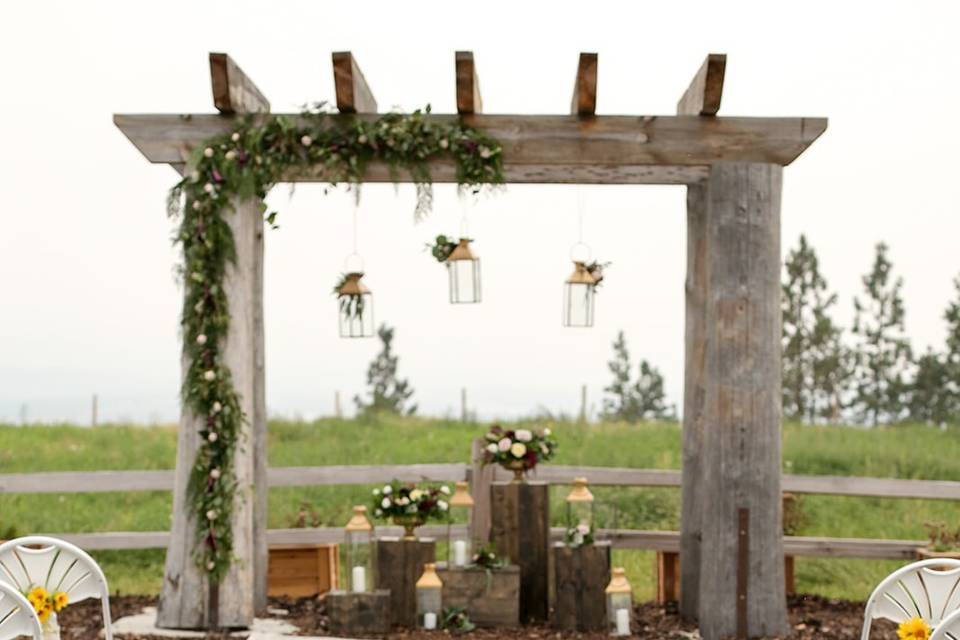 Wedding ceremony site