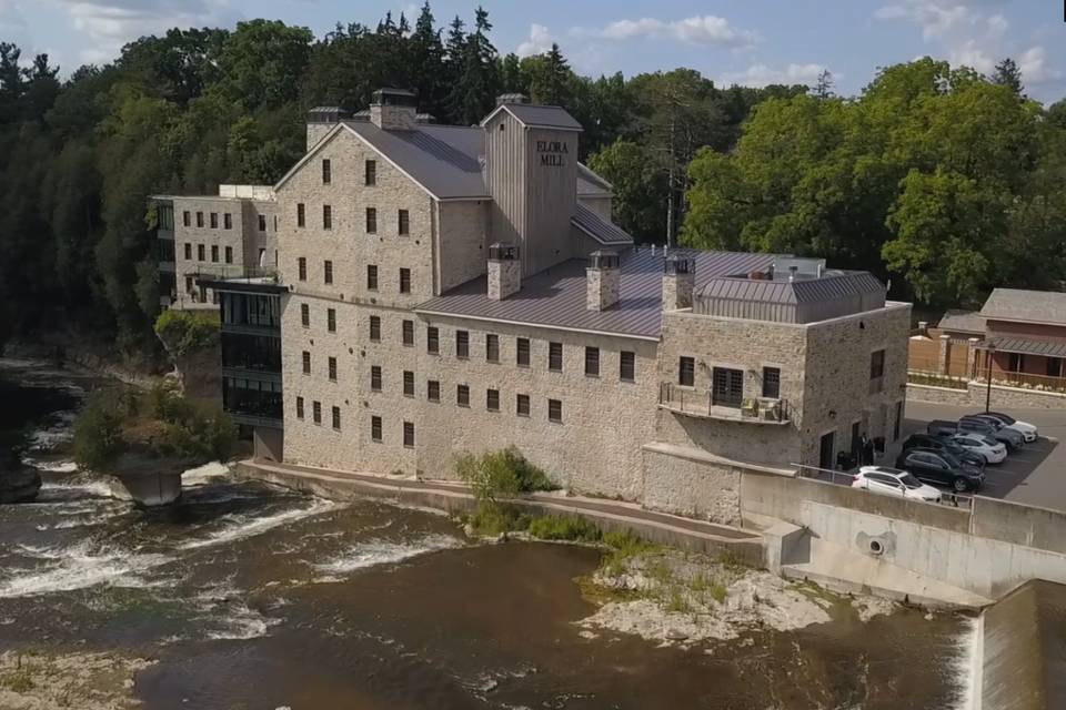 Elora Mill Drone Footage