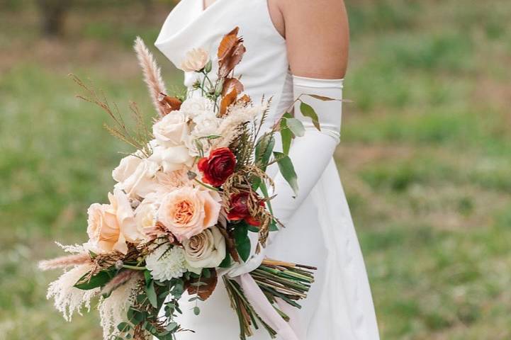 Soft bridal glam