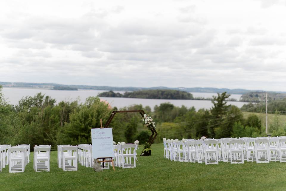 Ceremony on the hill