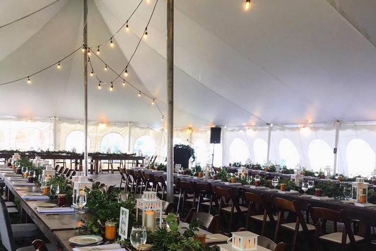 Tented wedding