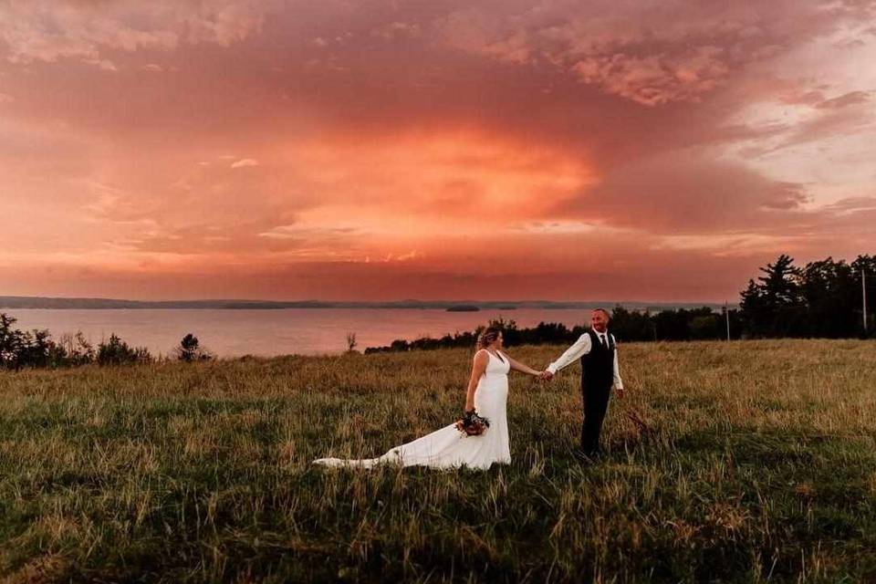 Sunset couples photo