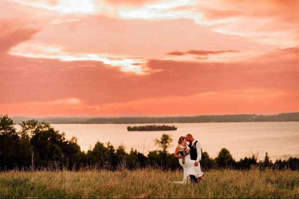 Sunset couples photo