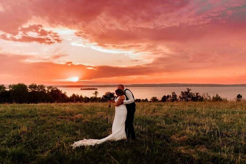 Sunset couples photo