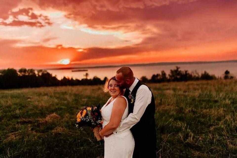 Sunset couples photo