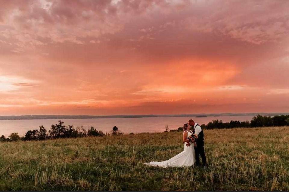 Sunset couples photo