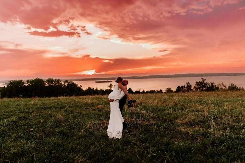 Sunset couples photo