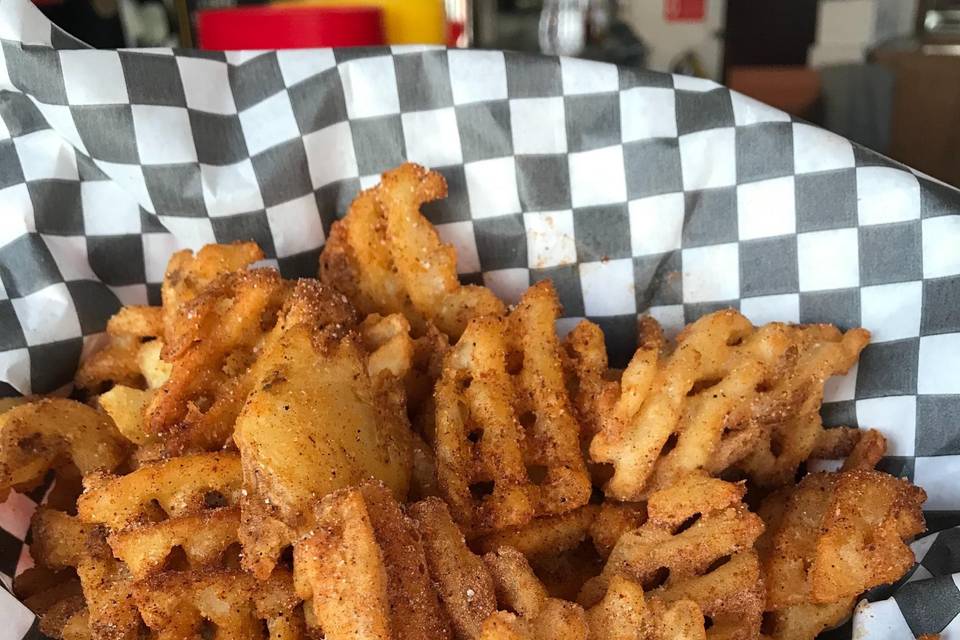 Waffle fries