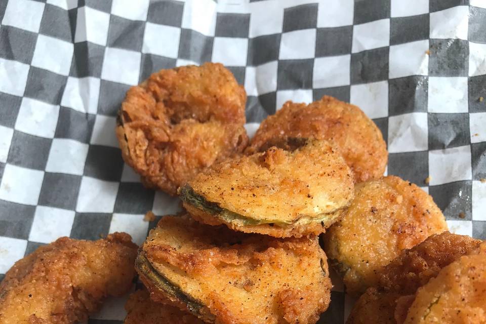 Famous deep-fried pickles