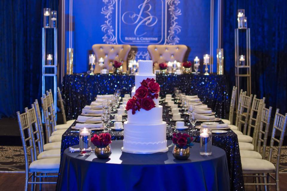 Head table settings