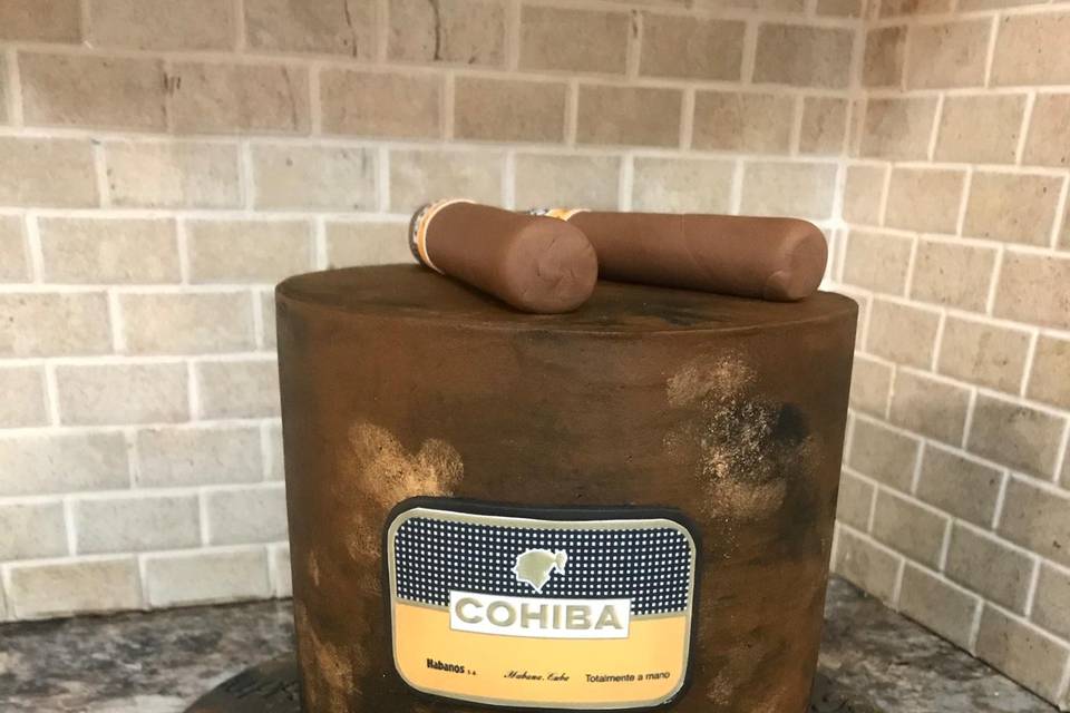 Cohiba Grooms Cake