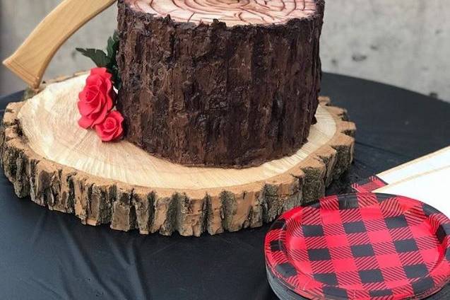 RedBlacks CFL Wedding Cake