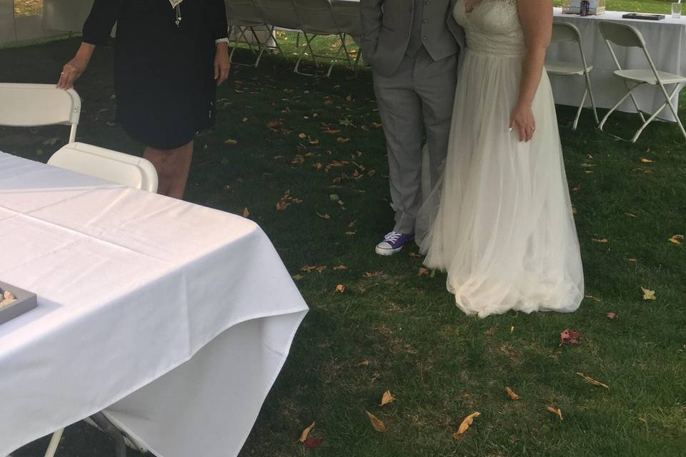 Backyard wedding 2021