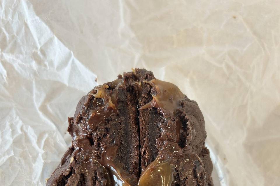 Brownie caramel